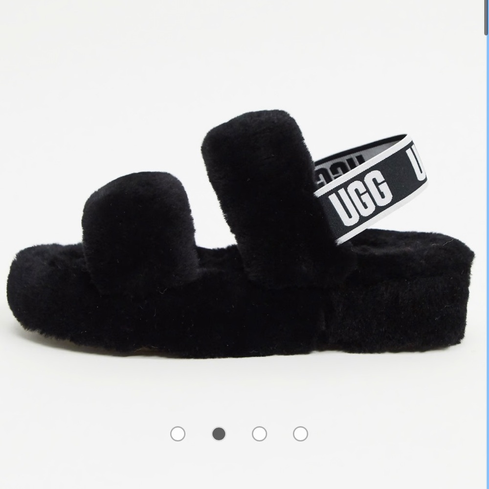 UGG Oh Yeah double strap flat sandals in black